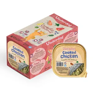 Underdog Cooked Chicken Complete & Balanced Frozen Dog Food 1.2kg dog sweater dog tuxedo dog dress holiday dog outfit dog birthday shirt