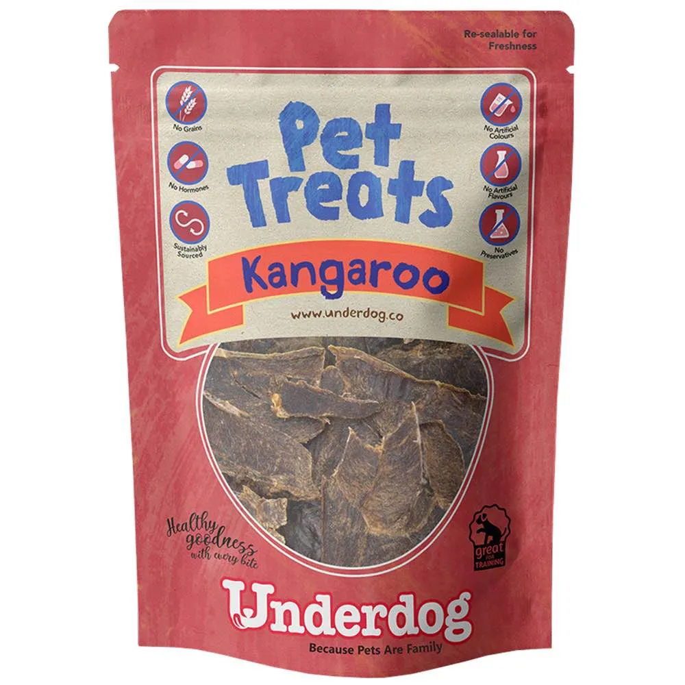 Underdog Kangaroo Air Dried Dog Treats 60g dog sweater dog tuxedo dog dress holiday dog outfit dog birthday shirt