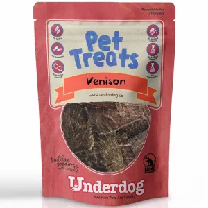 Underdog Venison Jerky Air Dried Dog Treats 60g dog supplies dog food toys accessories dog bed