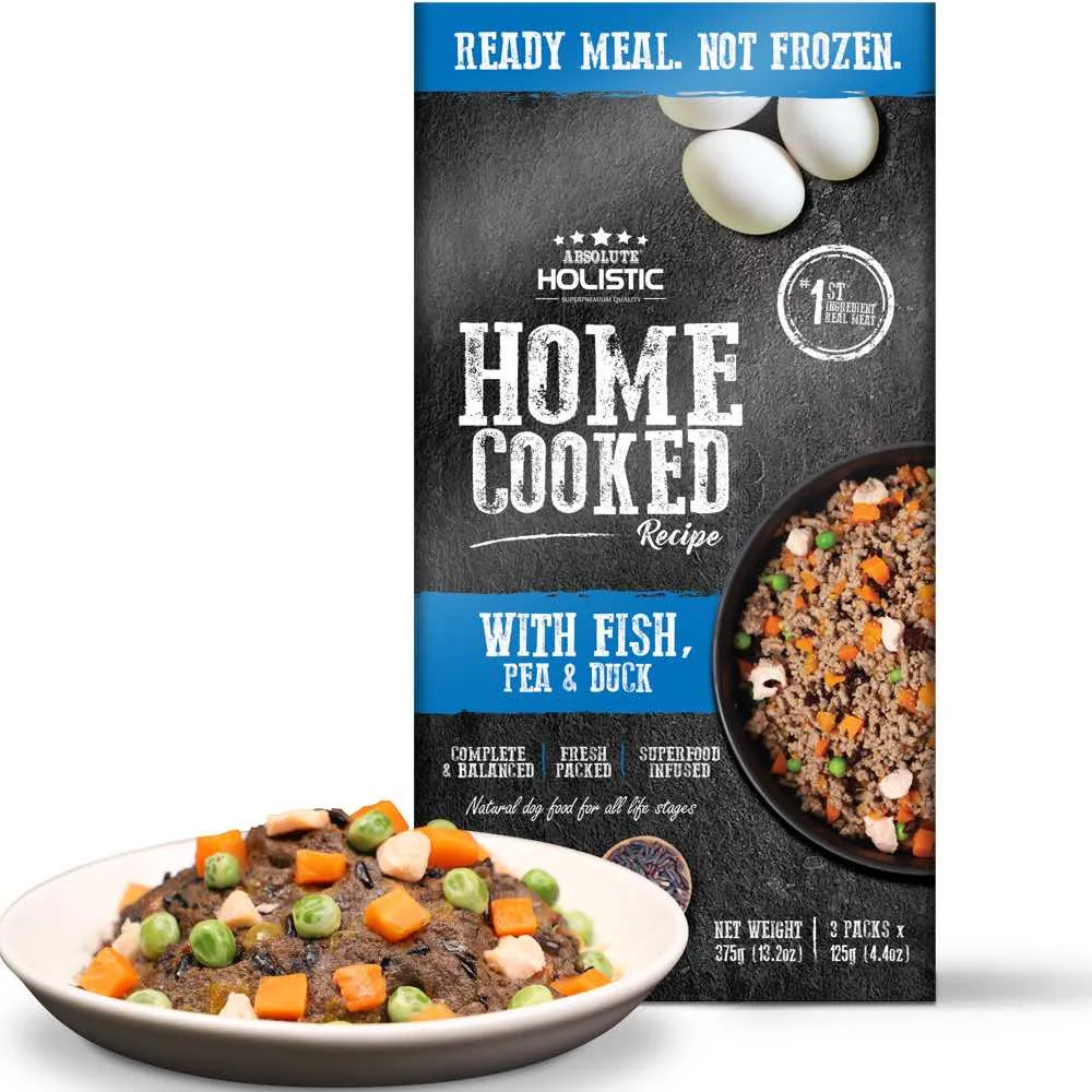 UP TO 35% OFF: Absolute Holistic Home Cooked Recipe Fish, Peas & Duck Wet Dog Food dog sweater dog tuxedo dog dress holiday dog outfit dog birthday shirt