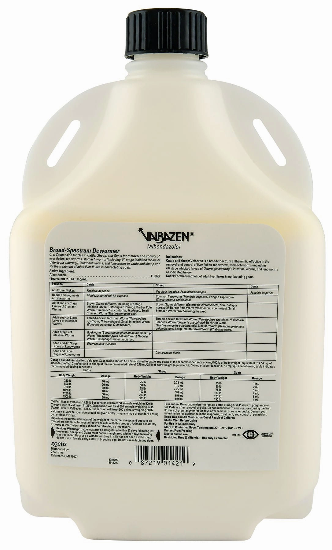 Valbazen Broad-Spectrum Oral Dewormer