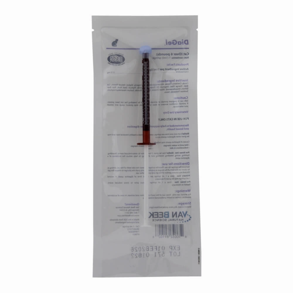 Van Beek Cat DiaGel, 1mL Syringe cat scratchers cat towers cat window perch cat heating pad cat calming spray