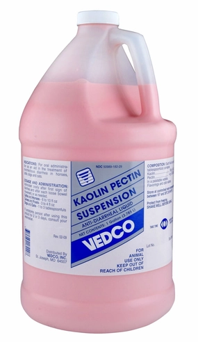 Vedco Kaolin-Pectin Anti-Diarrheal Suspension for Animals cat grooming cat shampoo cat conditioner cat comb cat grooming glove