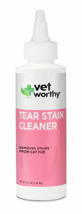 Vet Worthy Feline Tear Stain Cleaner, 4 oz cat scratchers cat towers cat window perch cat heating pad cat calming spray