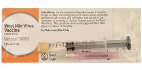 Vetera West Nile Virus, Single Dose Vaccine for Horses poultry remedies poultry supplement goat vitamins sheep probiotics animal health boost