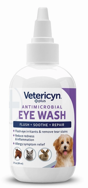 Vetericyn Plus All Animal Eye Wash, 3 oz cat grooming cat shampoo cat conditioner cat comb cat grooming glove