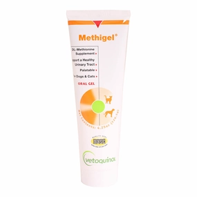 Vetoquinol Methigel Urinary Supplement for Cats & Dogs, 4.25 oz Tube cat beds cat scratching post cat shampoo cat tunnel cat brush