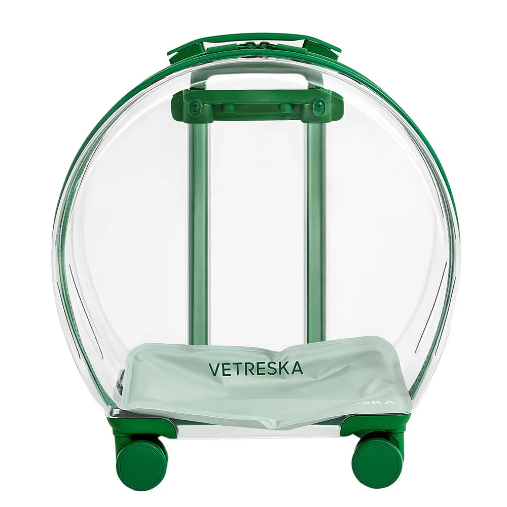 VETRESKA Bubble Carrier For Cats & Dogs (Green, Transparent) dog bones rawhide chew sticks dog jerky bacon bone