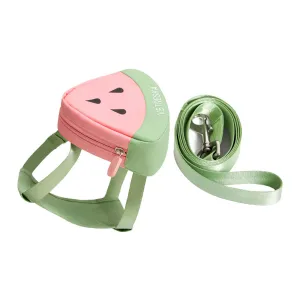 VETRESKA Watermelon Backpack Harness & Leash Set For Cats & Dogs dog carrier dog bag pet backpack dog car seat carrier soft dog crate