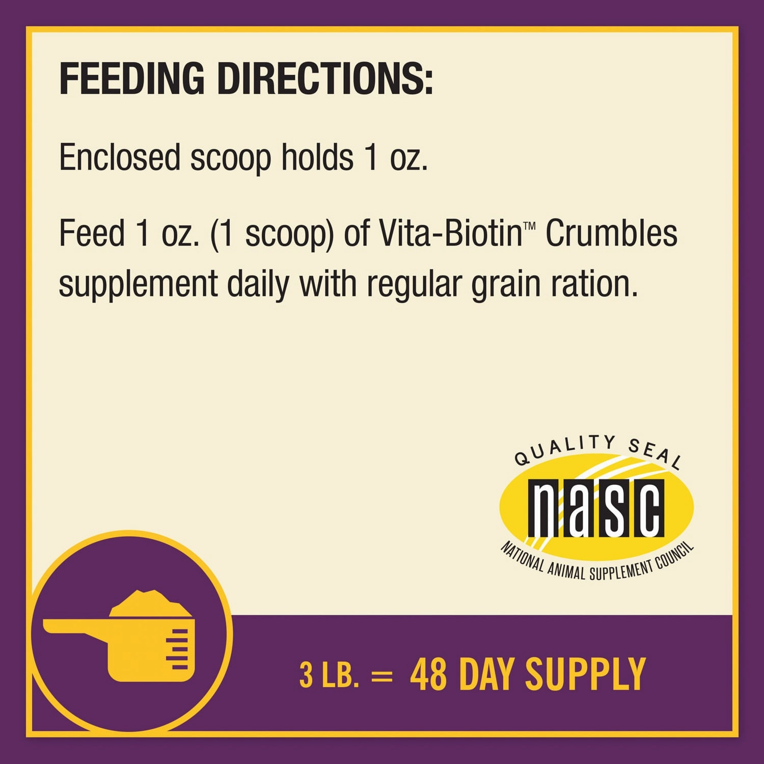 Vita Biotin Crumbles, 3 lb
