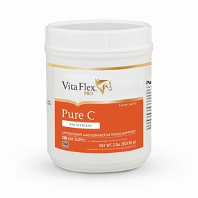 Vita Flex Pure C Premium Quality Vitamin C for Horses, 128 Day Supply poultry remedies poultry supplement goat vitamins sheep probiotics animal health boost