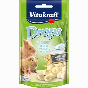Vitakraft Drops Yoghurt for Small Animals 75g pet food storage airtight pet container large dog food bin stackable pet food bin pet container with wheels