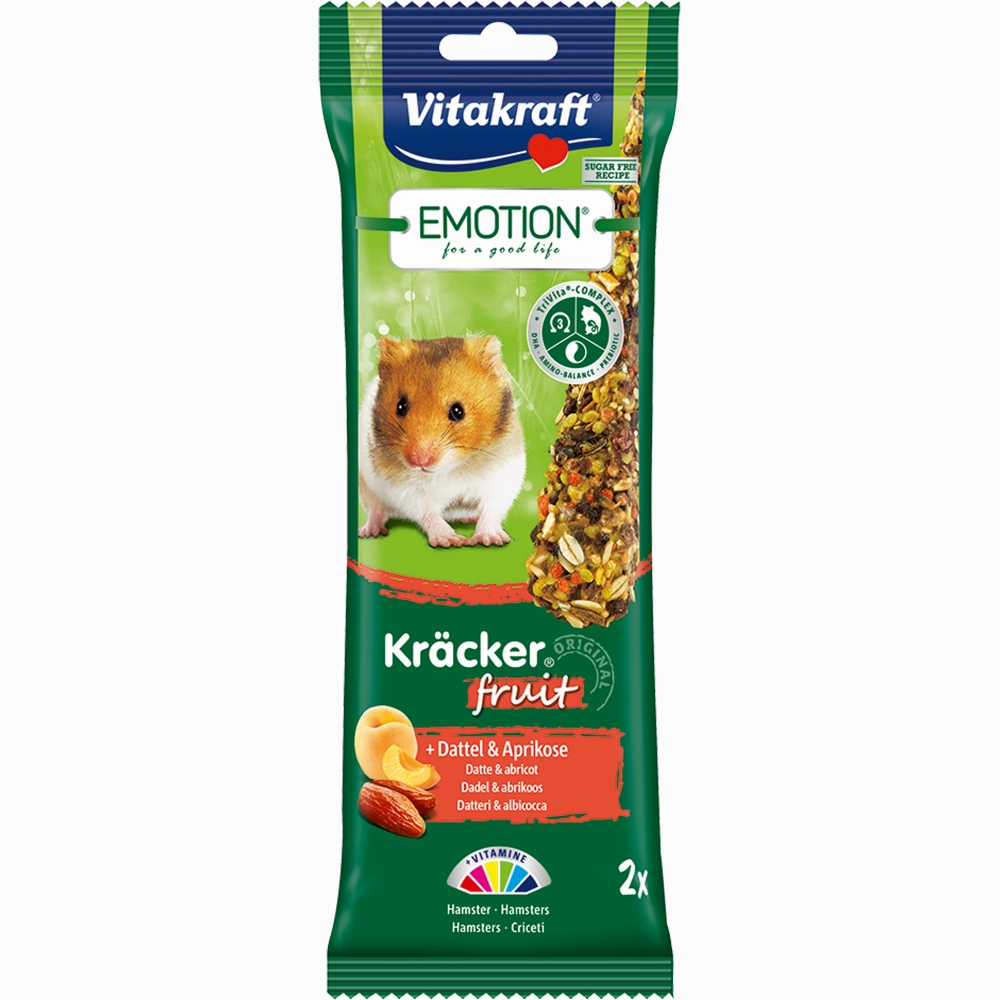 Vitakraft Emotion Kracker Fruit for Hamster 2pcs puppy starter kit puppy crate puppy collar puppy pee pad puppy food
