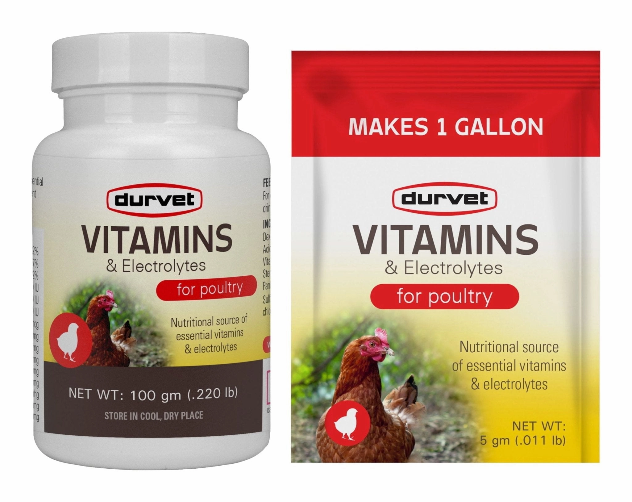 Vitamins & Electrolytes For Poultry Single Packets, Box of 40, 5 gm