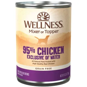 Wellness 95% Chicken Grain-Free Canned Dog Food 374g dog sweater dog tuxedo dog dress holiday dog outfit dog birthday shirt