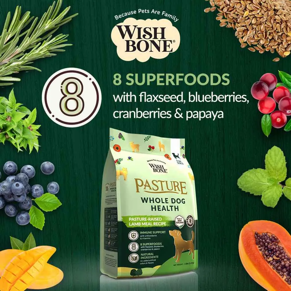 Wishbone Pasture Lamb Meal Grain-Free Dry Dog Food