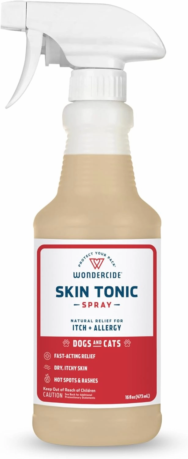 Wondercide Skin Tonic, Anti-Itch Spray with Neem cat scratchers cat towers cat window perch cat heating pad cat calming spray