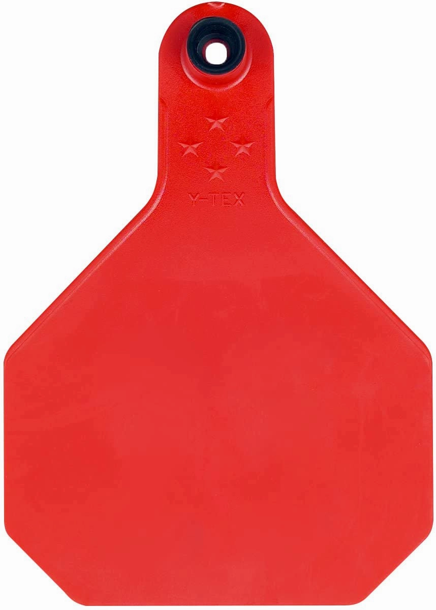 Y-Tex Blank 2-Piece Ear Tags, 25 ct