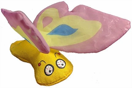 Yeowww! Crinkle Catnip Butterfly Cat Toy