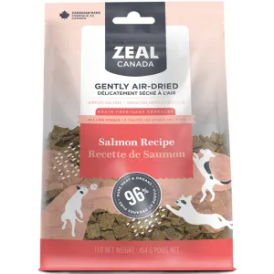 Zeal Canada Gently Air-Dried Salmon Recipe Dry Dog Food 1lb dog supplies dog food toys accessories dog bed