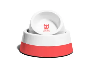 Zee.Dog Dog Bowl (Coral) dog carrier dog bag pet backpack dog car seat carrier soft dog crate
