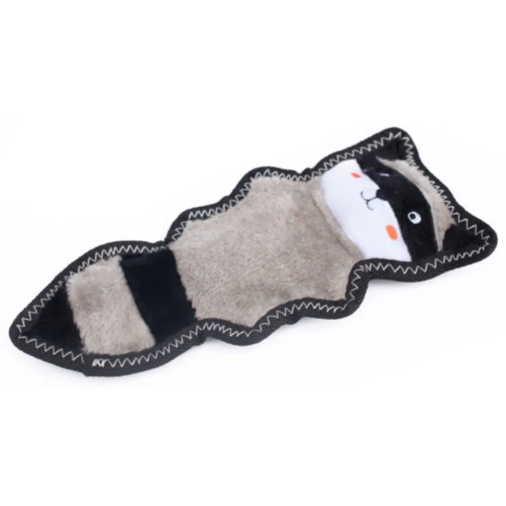 ZippyPaws Z-Stitch Skinny Peltz Raccoon Dog Toy