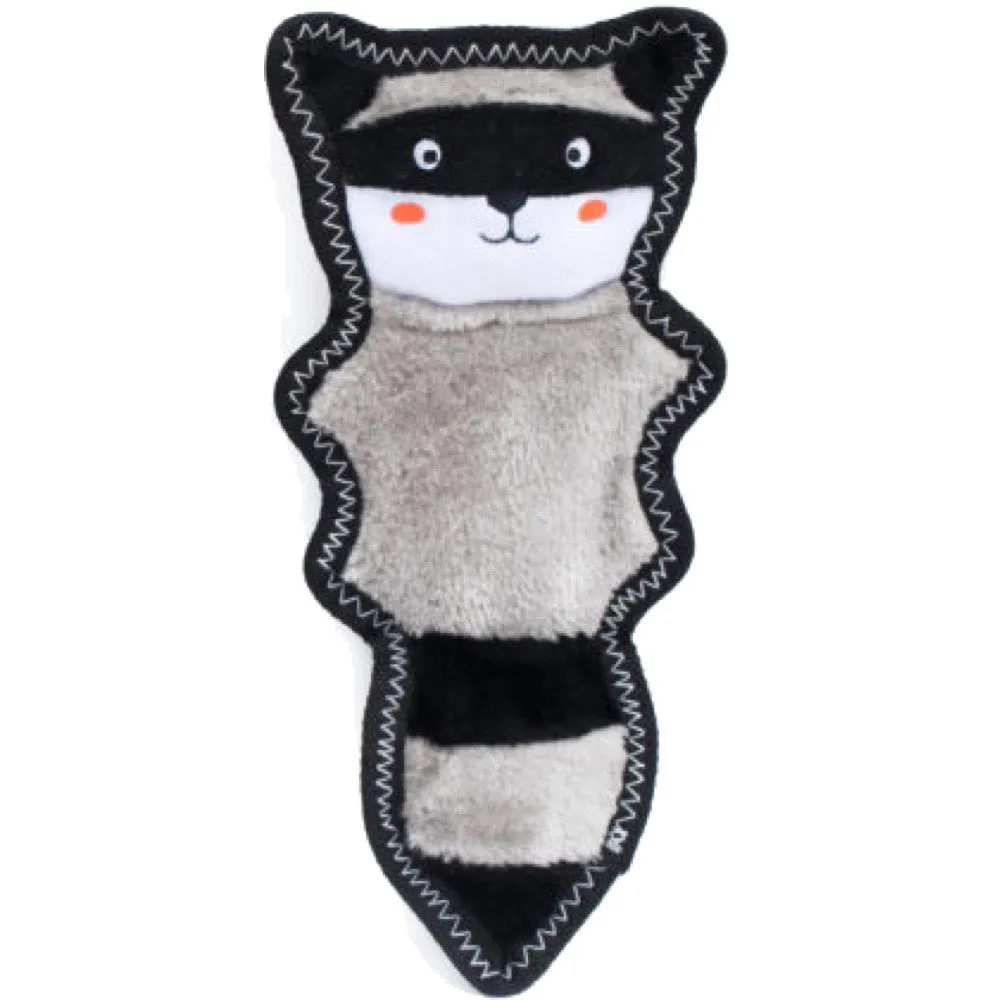 ZippyPaws Z-Stitch Skinny Peltz Raccoon Dog Toy dog carrier dog bag pet backpack dog car seat carrier soft dog crate