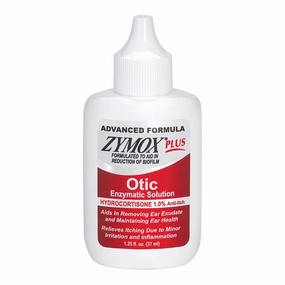 Zymox Advanced Formula PLUS Otic-Hydrocortisone, 1.25 oz cat climbing tree cat hammock cat steps cat grooming kit cat safety gate
