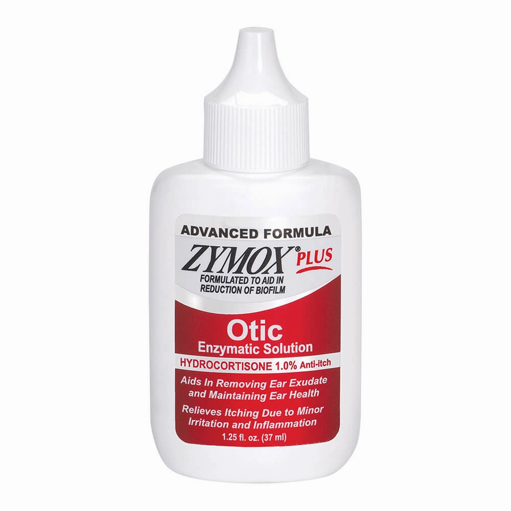 Zymox Advanced Formula PLUS Otic-Hydrocortisone, 1.25 oz cat climbing tree cat hammock cat steps cat grooming kit cat safety gate