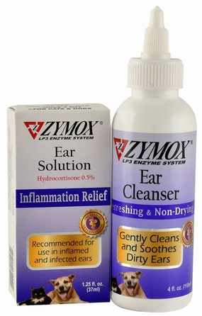 Zymox Itchy Ear Solutions Kit cat grooming cat shampoo cat conditioner cat comb cat grooming glove