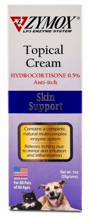 Zymox Topical Antimicrobial 0.5% HC for Dogs & Cats cat grooming cat shampoo cat conditioner cat comb cat grooming glove